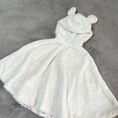 70-90cm ミキハウス ポンチョの画像