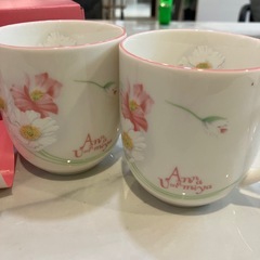 マグカップお花2個の画像