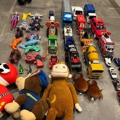 男の子おもちゃ(1体バービー有)の画像