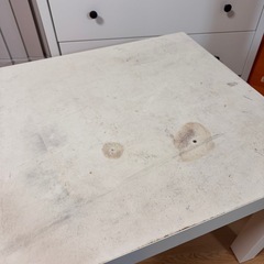 サイドテーブル、白ホワイト、IKEAイケア、LACKラックの画像