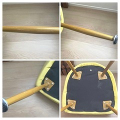 黄色のイスの画像