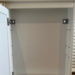 【引き取り限定】IKEA イケアミラーキャビネット HEMNES 鏡 収納ボックス 白 壁掛けの画像