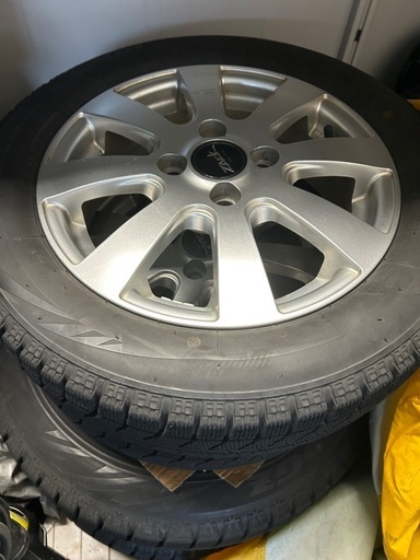 155/65R14スタッドレス、アルミ4本セット