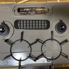 【都市ガス】リンナイ　2口ガスコンロ（ガスホース付）の画像