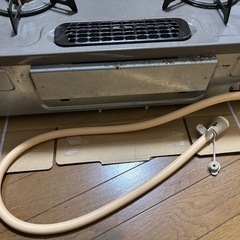 【都市ガス】リンナイ　2口ガスコンロ（ガスホース付）の画像