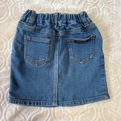 ベビー デニムスカート 80の画像