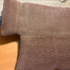 2人掛けソファ　倒してソファベッドも可能の画像