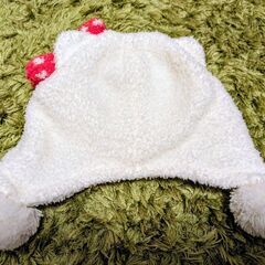 ハローキティ　もこもこ帽子の画像