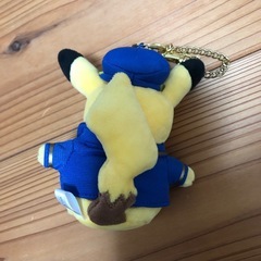 駅長ピカチュウ　ポケモンストア　東京駅　限定　マスコット　キーホルダーの画像