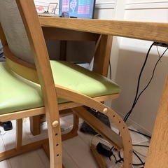 カリモク机せっセットの画像