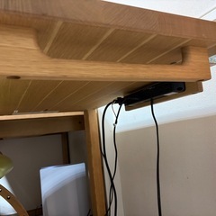 カリモク机せっセットの画像