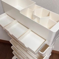 マガジンラック 北欧風 ブックシェルフ 本棚 スリム キャスター付き スリム 五段 大容量 の画像