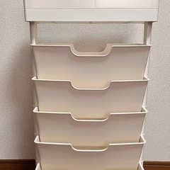 マガジンラック 北欧風 ブックシェルフ 本棚 スリム キャスター付き スリム 五段 大容量 の画像