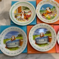 ラスカルお皿7枚の画像