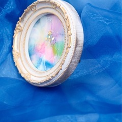 ②【一点物】アルコールインクアート 原画 フレーム付きの画像