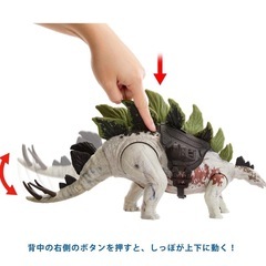 マテル　恐竜　ジュラシックワールド　ステゴサウルス　フィギュア　おもちゃ　人形の画像