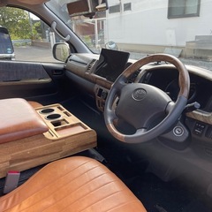 ハイエース　スーパーロング　キャンピングカーの画像