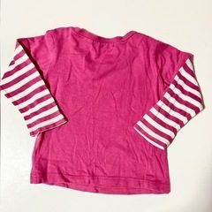 SMILEY FACE 90サイズ 長袖カットソーの画像