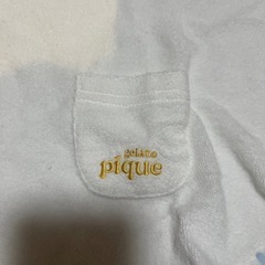 ジェラートピケ　ベビーポンチョ 80-90の画像