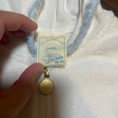 ジェラートピケ　ベビーポンチョ 80-90の画像