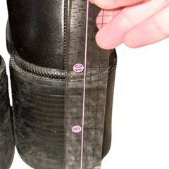 ZARA ブーツ 厚底 25.5〜26 黒の画像