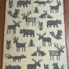 (未使用))クリッパン ウールブランケット ミニサイズ KLIPPAN 65 x 90cmの画像