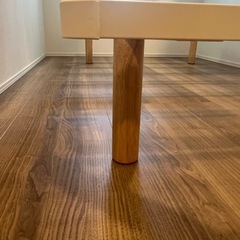 無印　セミダブルベッドの画像