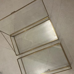 【ディスプレイケース】　2点セット　アンティークの画像