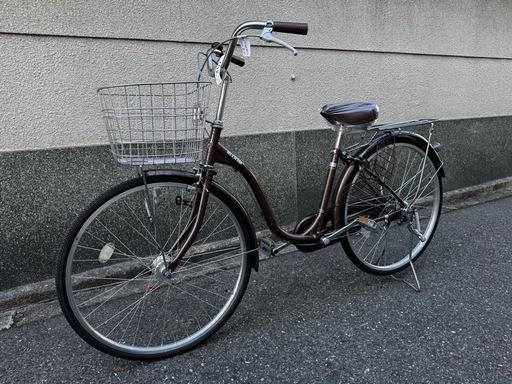 367番　全車両格安販売‼️ 26インチ オートライト　シティサイクル　ママチャリ