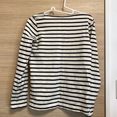 無印　ボーダートップスの画像