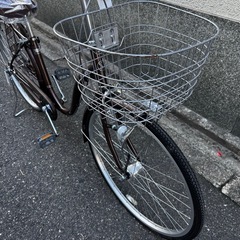 367番　全車両格安販売‼️ 26インチ オートライト　シティサイクル　ママチャリの画像