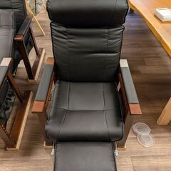 美品 オットマン付安楽座椅子 4台セット販売の画像