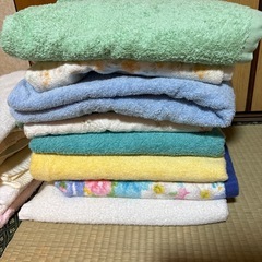 バスタオル　タオルの画像