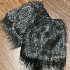 新品　キッズギャル　ファーレッグウォーマーの画像