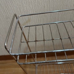 2段スチールラックの画像