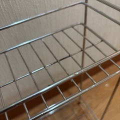 2段スチールラックの画像