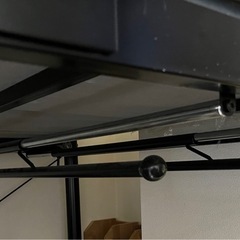 階段付きパイプロフトベッド【お引取り可能な方限定】の画像