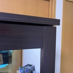 【引取済】【ミラー付きストッカー】ダークブラウン／高さ170cm／取りに来られる方限定！の画像