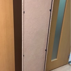 【引取済】【ミラー付きストッカー】ダークブラウン／高さ170cm／取りに来られる方限定！の画像