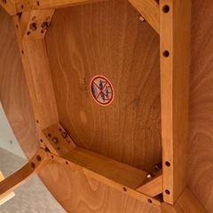 円形ダイニングテーブル　110cmの画像