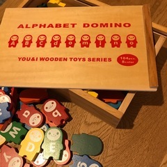 知育玩具　アルファベットドミノの画像