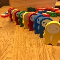 知育玩具　アルファベットドミノの画像