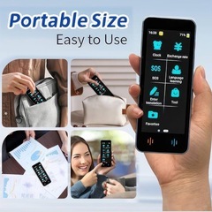 言語翻訳デバイス、142言語のインテリジェントAI翻訳の画像