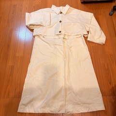 hinari 3WAY トレンチコート　アイボリー　Sサイズ　長袖　コート　ダウンの画像