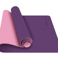 ほぼ未使用のヨガマット　2本　軽量　滑らない　ラバー　の画像