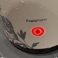 Francfranc 【加湿器】アロマ超音波加湿器 ソウカ ホワイト フランフラン 花柄 JF65-HF の画像