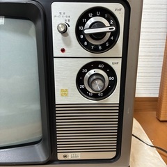 national PanaColor ブラウン管テレビ TH14-P43　ナショナル カラーテレビ レトロ アンテ　　　　　　　の画像