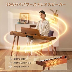 【新品】電子ピアノの画像