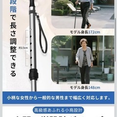 新品　折りたたみ杖 軽量の画像