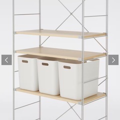 無印　ボックス&ゴミ箱　大
・小の画像